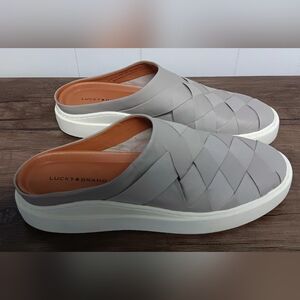Lucky Brand Killian Woven Mules Size 9 NWOT